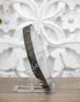 Natural Quarta & Green Jasper Slice Tray for Home Decor - SLC0019