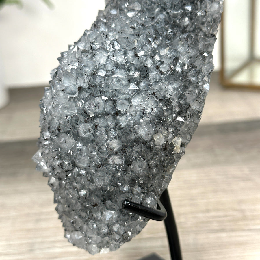 Natural Quartz Stalactite Crystal Formation on Stand - MWS2877