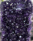 Top Grade Amethyst Cluster on Metal Stand – Stunning Crystal Piece for Office Decor - MWS2704