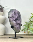 Large Natural Amethyst Formation on Stand with Stalactites - MWS3298