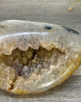 Yellow Sugar Druzy Quartz Geode - STGE0060