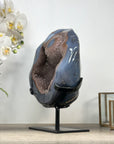 XXL Quartz Geode with Unique Blue Agate Shell - MWS2191