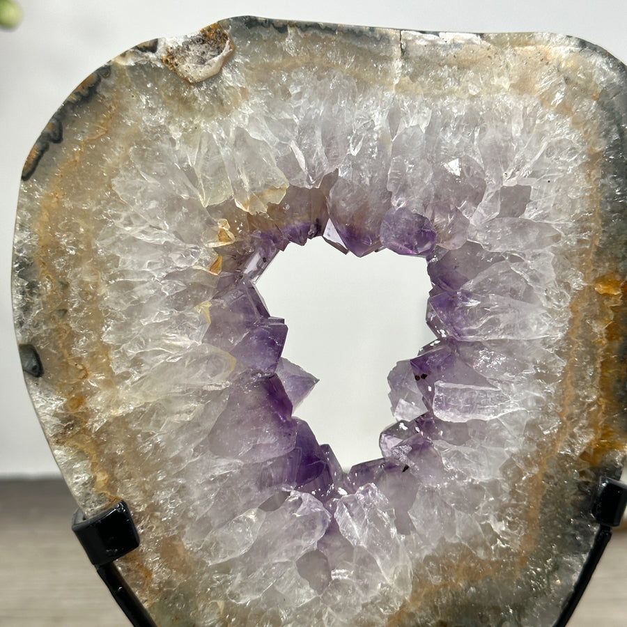 Natural Amethyst &amp; Quartz Stone Portal - MWS3010