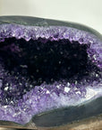 Natural Amethyst & Agate Stone Geode with polished Shell - STGE0001