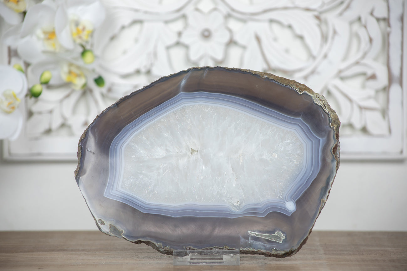 Natural Banded &amp; Agate Stone Tray - AGSL0031