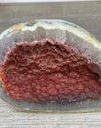 Unique Natural Red Quartz Geode from Uruguay - STGE0057