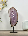Natural Amethyst Stone Portal on Stand - MWS3013