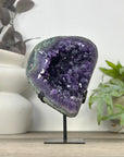 Deep Purple Amethyst Cluster with Green Jasper Shell - MWS3319