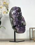 Unique Amethyst Cluster with Clacite & Black Hematite Formation - MWS2309
