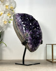 Huge Natural Amethyst Crystal Specimen - Stand Included - MWS2596