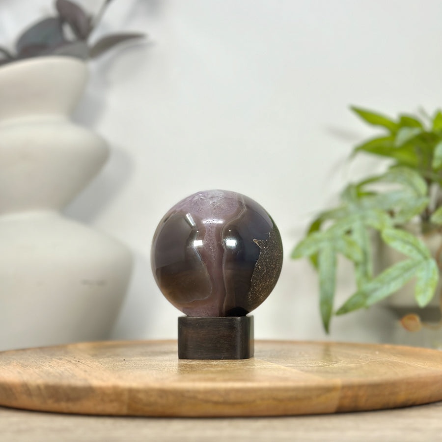 Amethyst Druzy Sphere Geode - SPH0200