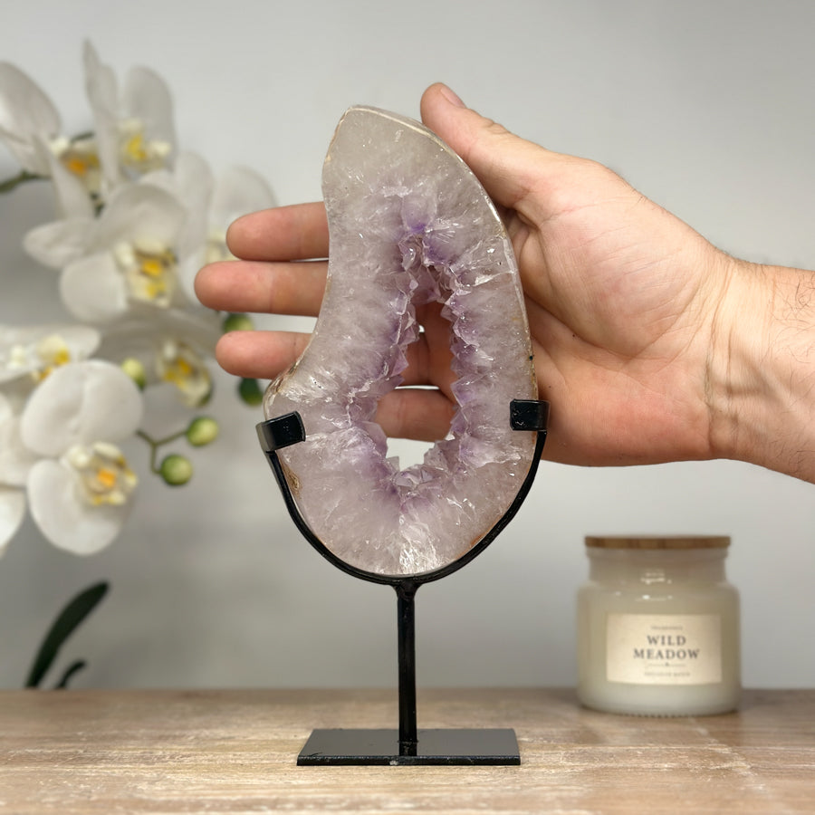 Natural Amethyst &amp; Quartz Portal - MWS1674