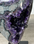 Outstanding Natural Amethyst Geode with Stalactite Eye Formation - MWS2179