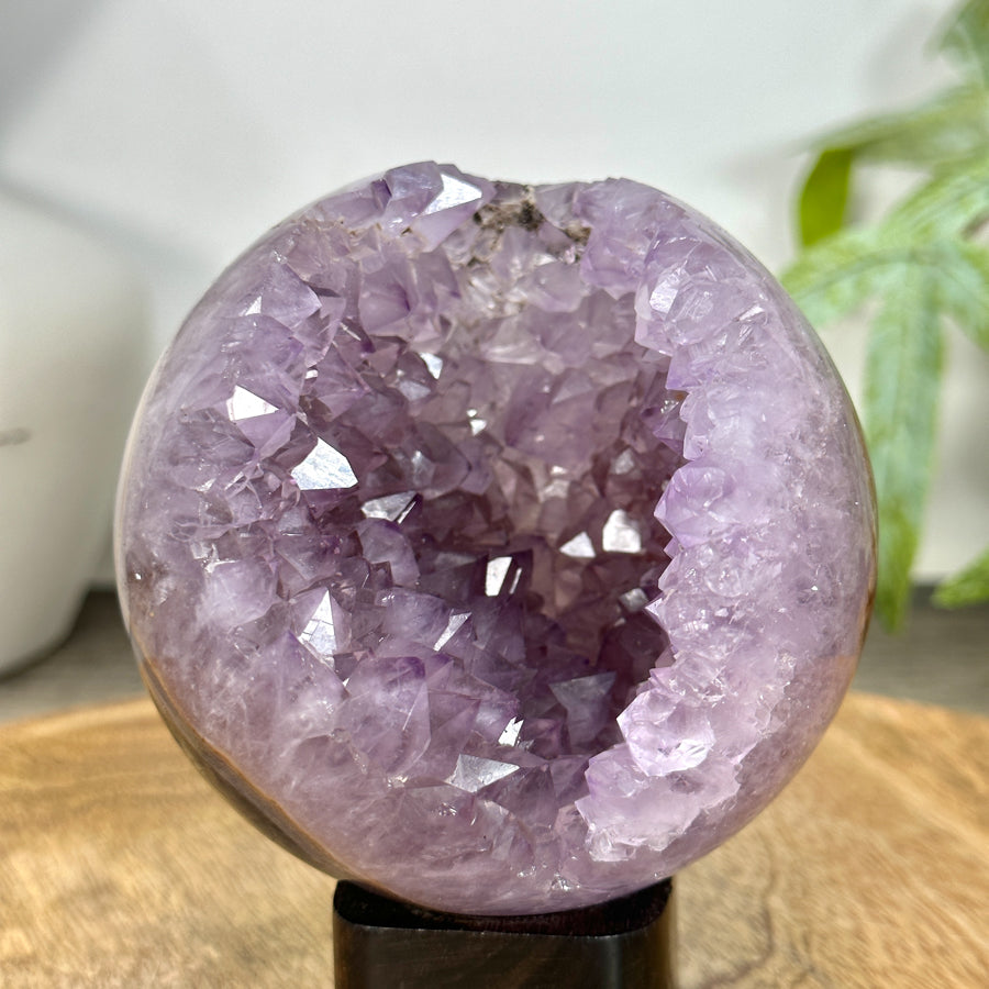 Amethyst Druzy Sphere Geode - SPH0211