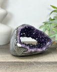 Deep Purple Amethyst Stone Geode from Uruguay - STGE0046