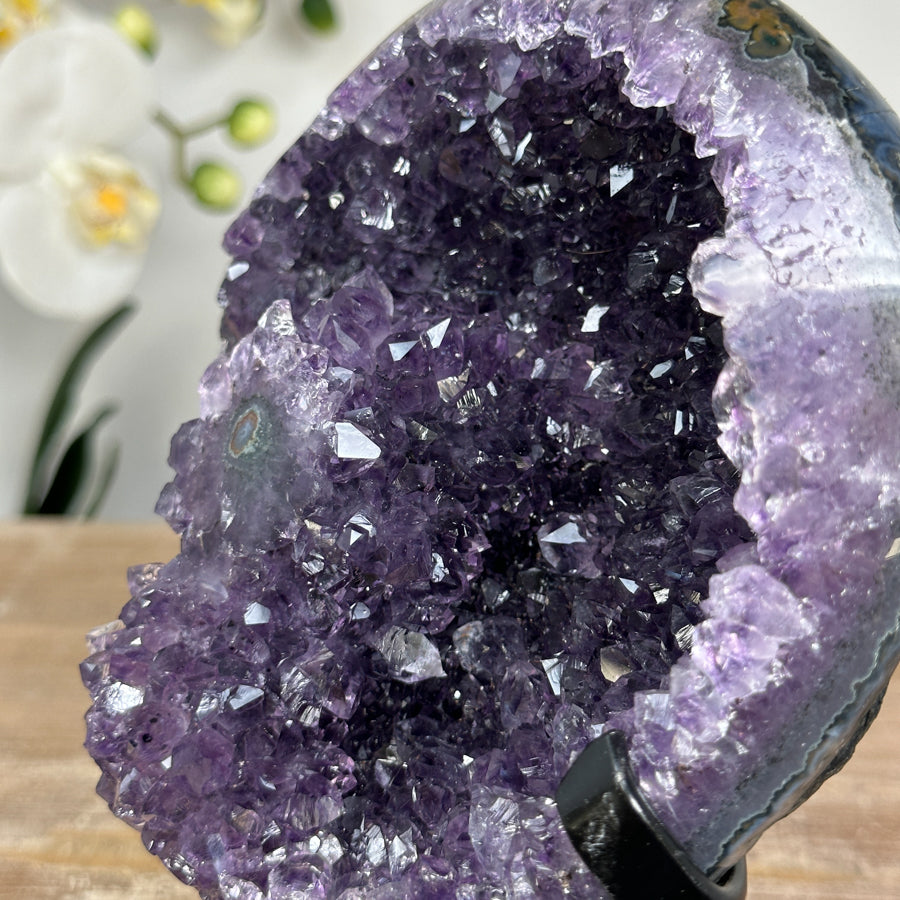 Amethyst Geode with Stalactite Formation - MWS1689