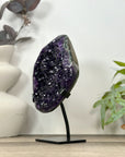 Top Quality Natural Deep Purple Amethyst Geode - MWS3179