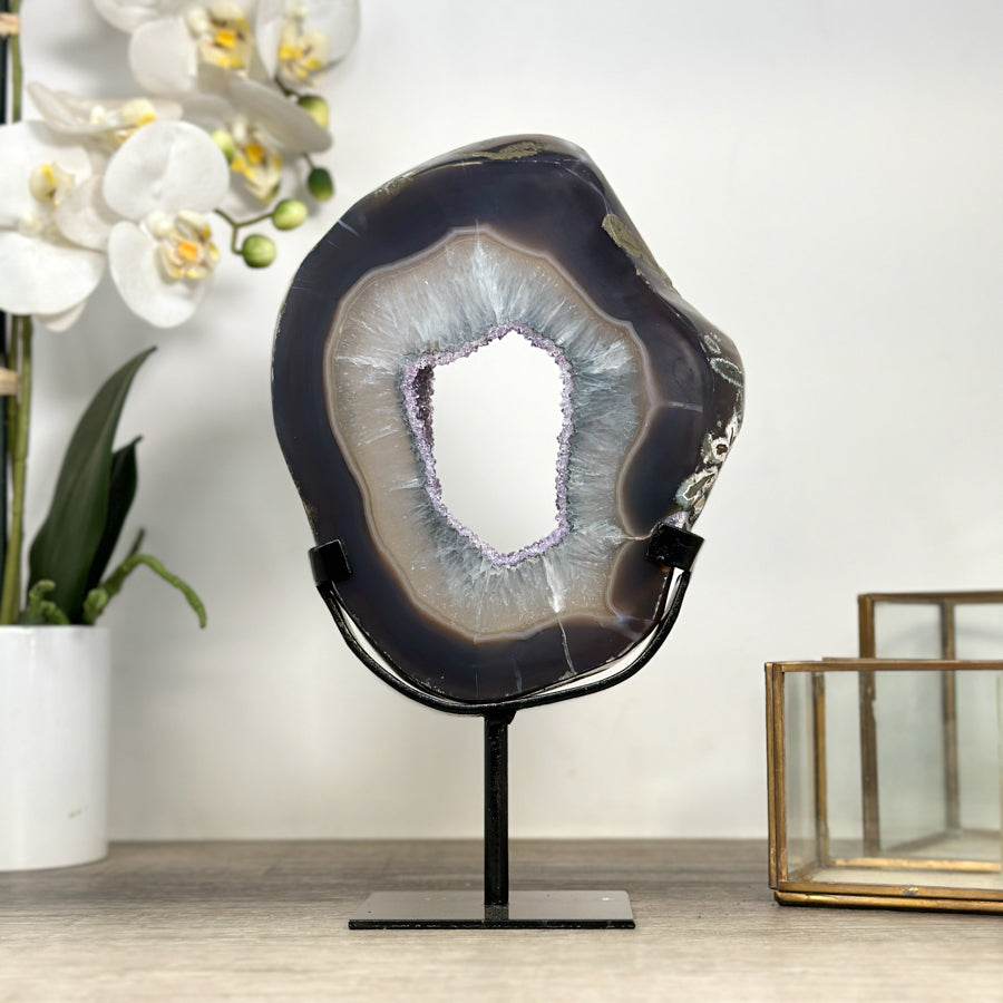 Large Agate &amp; Amethyst Crystal Portal