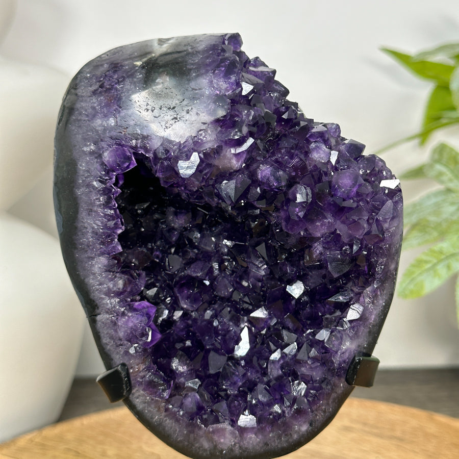 Uruguayan Amethyst Geode with Stalactite Formation - MWS3045
