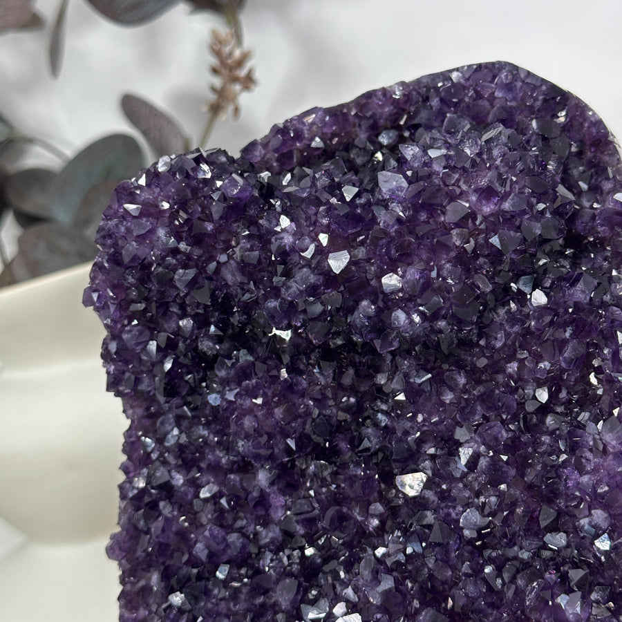 Top Quality Uruguayan Amethyst Specimen on Metal Stand - MWS3122
