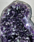 Huge Natural Amethyst Specimen on Metal Stand - MWS3149