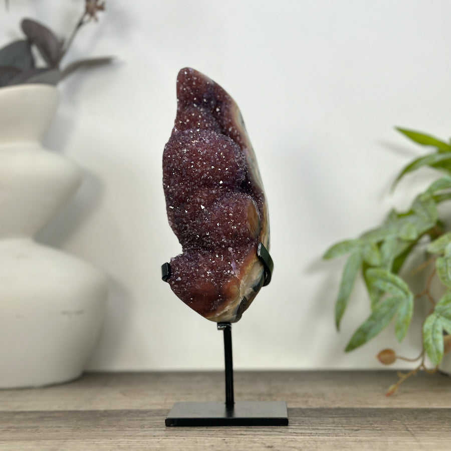 Natural Red Amethyst &amp; Jasper Crystal for Decor - MWS3233