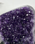 Natural Top Grade Amethyst Cluster on Metal Stand for Home Decor - MWS3108