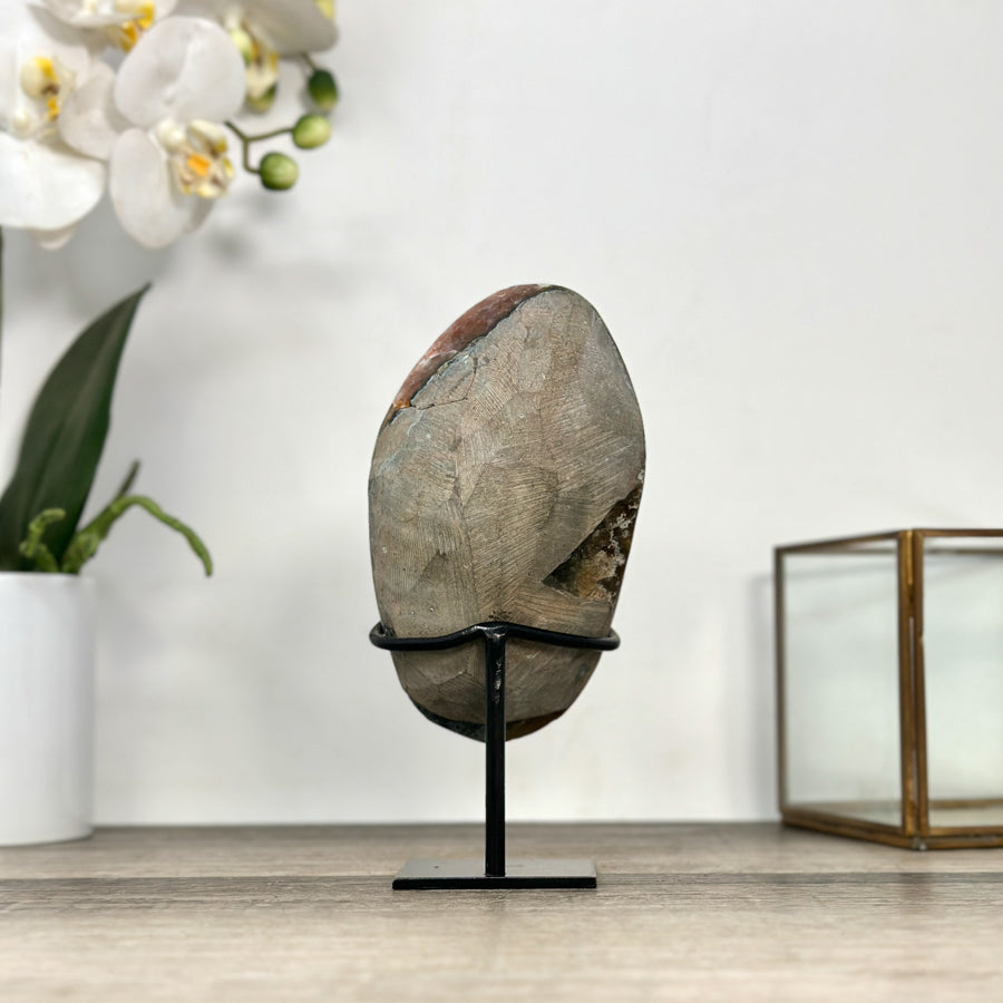 Uruguayan Amethyst Cluster on Metal Stand - MWS2860