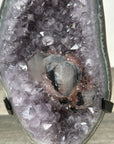 Natural Amethyst Geode with Unique Calcite Formation - MWS2874