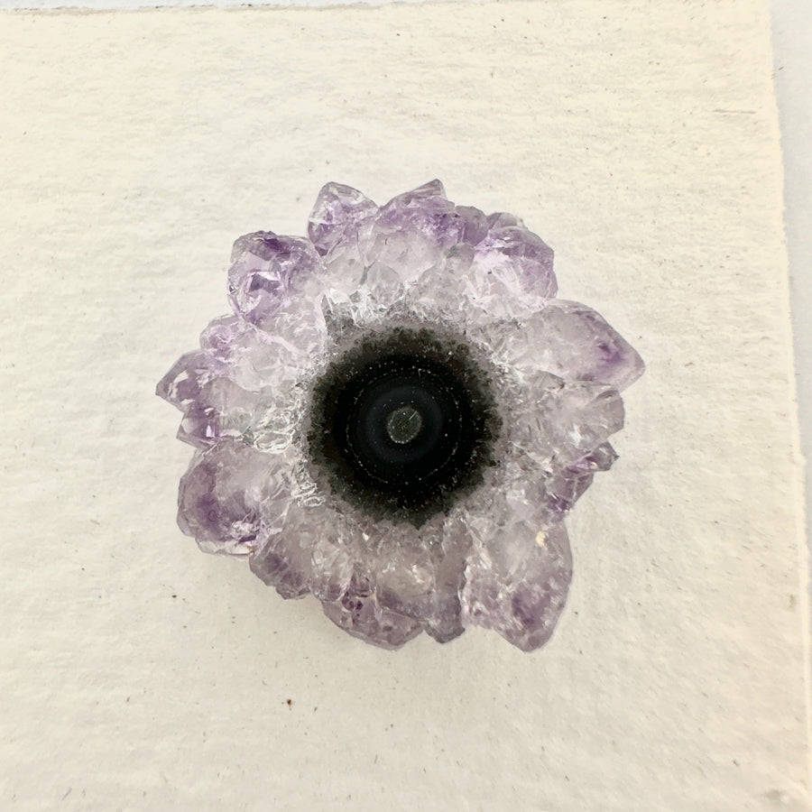 Amethyst &amp; Quartz Stalactite Slices for Jewelers - Wholesale Bulk Pack - STS0063
