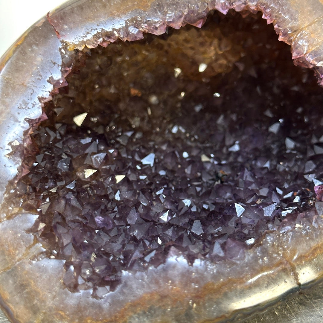 Natural Amethyst Stone Geode from Uruguay - STGE0077