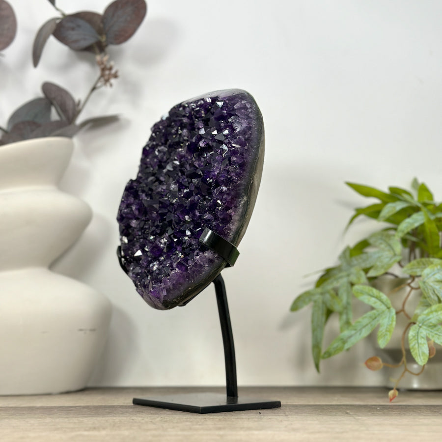 A Grade Natural Uruguayan Amethyst Geode - MWS3185