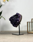 Uruguayan Amethyst Stone Heart Carving - HST0297