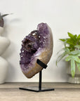 Uruguayan Amethyst Cluster with pseudocalcite Inclusion - MWS3353