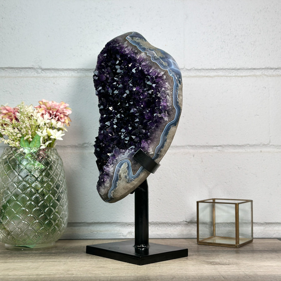 Huge Natural Amethyst Crystal Specimen - Perfect Home Centerpiece - MWS2605