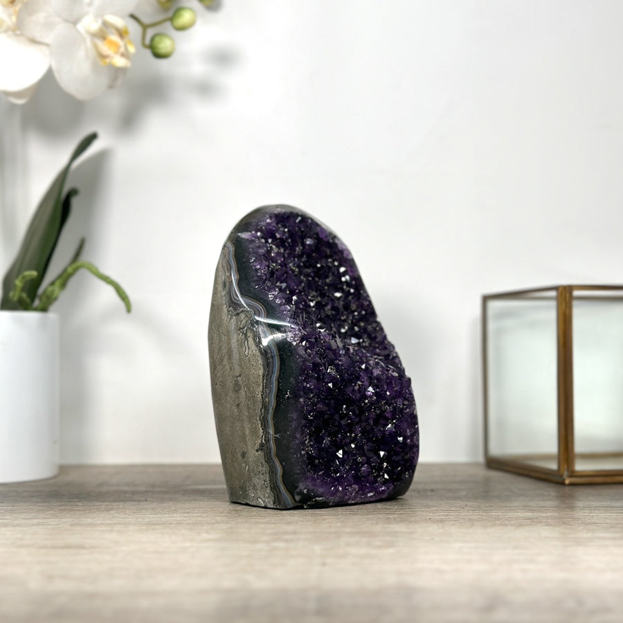 Amethyst Crysta Cathedral with Deep Purple Points - CBP1222