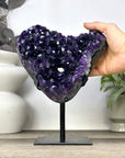 Deep Purple Natural Amethyst Crystal Specimen - MWS3392