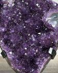 Amethyst Crystal Cluster on Stand - Violet Geode for Home Decor Display - MWS2646