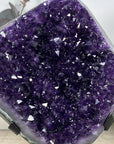 Natural Uruguayan Amethyst Cluster with Green Jasper Shell - MWS3195