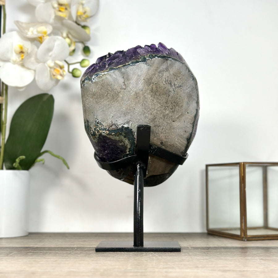 Top Quality Natural Amethyst Geode on Stand - MWS2931