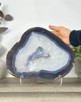XL Blue Banded Agate Slice - SLC0025