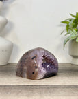Amethyst Geode with Calcite Inclusion - STGE0104