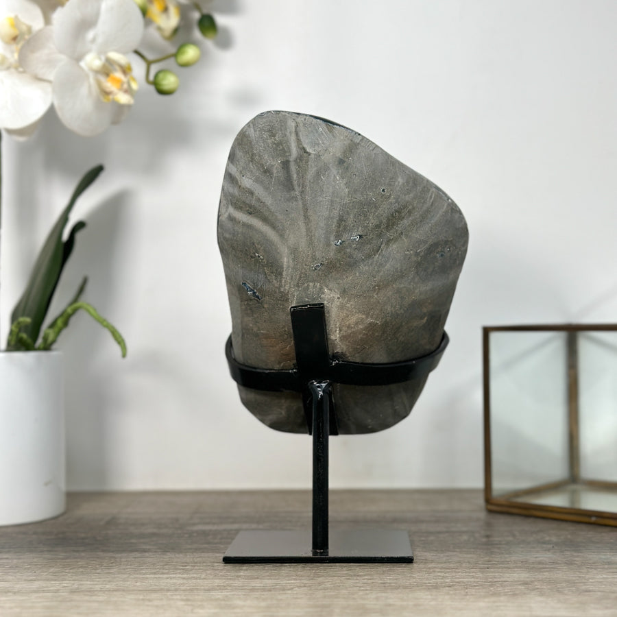 Top Grade Uruguayan Amethyst Crystal with Blue Agate Shell - MWS2480