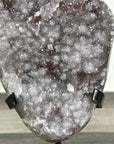 Pink Amethyst Cluster Formation with Metal Stand - MWS2865