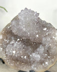 Quartz Cluster on Stand with Stalactite Formations – Unique Natural Display Piece - MWS2887