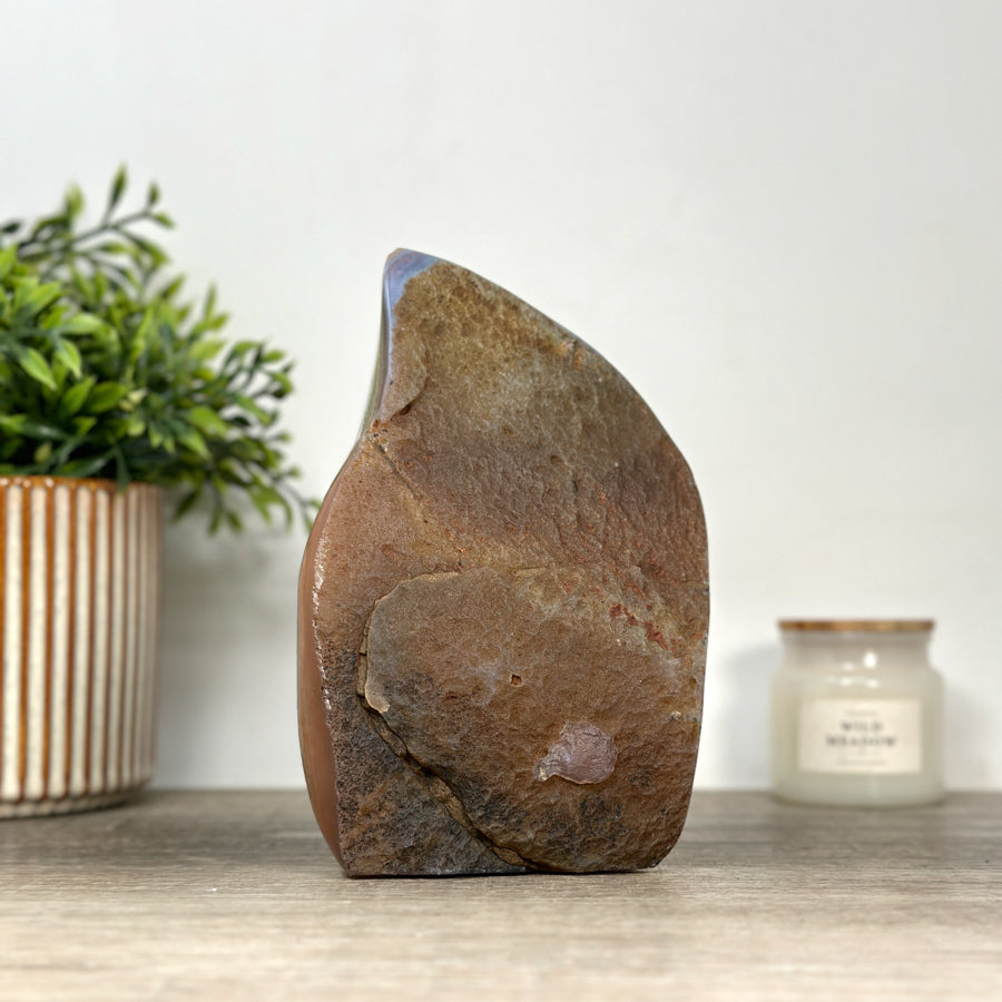 Amethyst Stone Flame Carving - FST0170