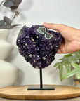 Top Grade Amethyst & Green Jasper Stalactite Formation - MWS3107