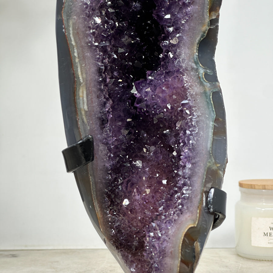 Impressive Amethyst &amp; Agate Crystal Specimen - MWS1440
