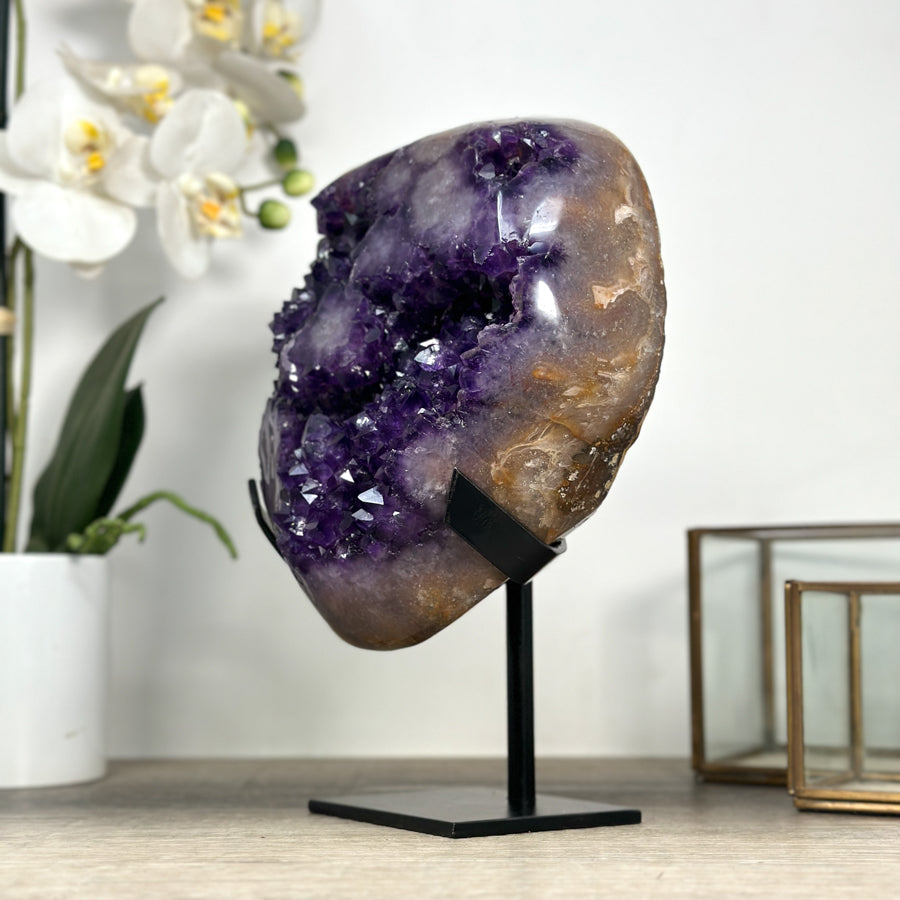 A Grade Natural Amethyst Cluster with Stalacite Formations - MWS2305