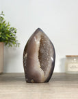 Agate & Quartz Stone Flame Carving - FST0159